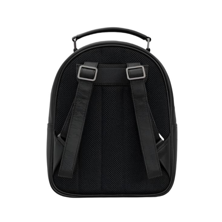 Leather Backpack - Bookworm Sci-Fi,  Black