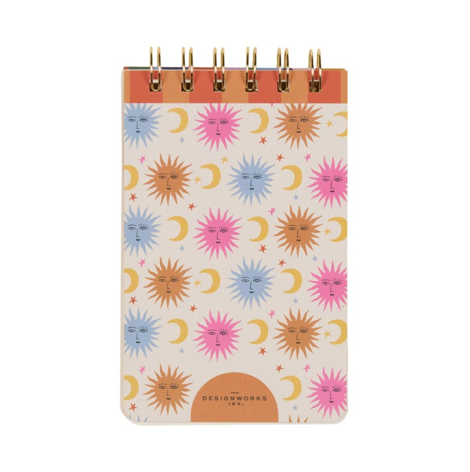A Dopo Twin Wire Notepad - Sun
