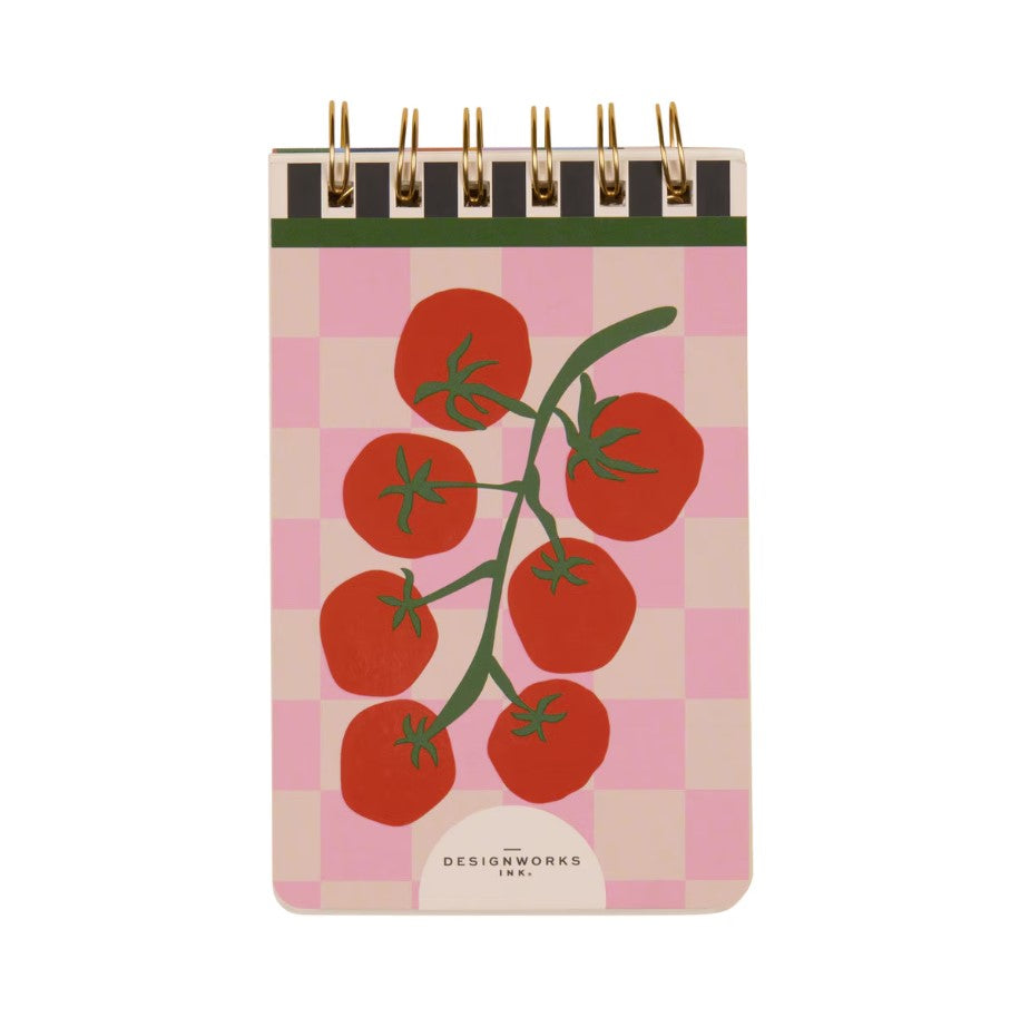 A Dopo Twin Wire Notepad - Tomato