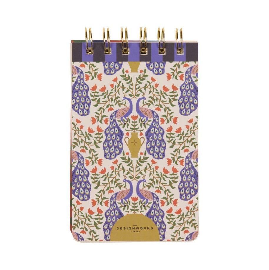 A Dopo Twin Wire Notepad - Peacock