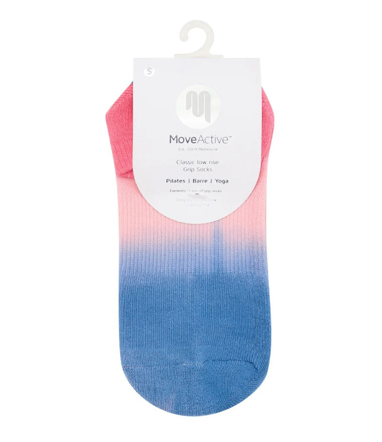 Classic Low Rise Grip Socks - Berry Obmre