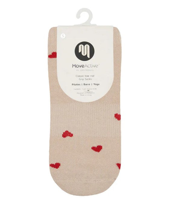 Classic Low Rise Grip Socks - Love Me