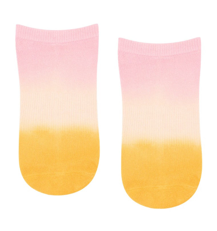 Classic Low Rise Grip Socks - Mimosa Sorbet Ombre