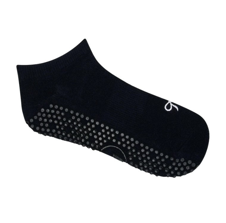 Classic Low Rise Grip Socks - Whimsy Bow Dark Navy