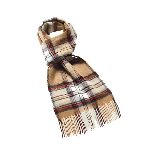 Bronte Men's Scarf - Camel Stewart