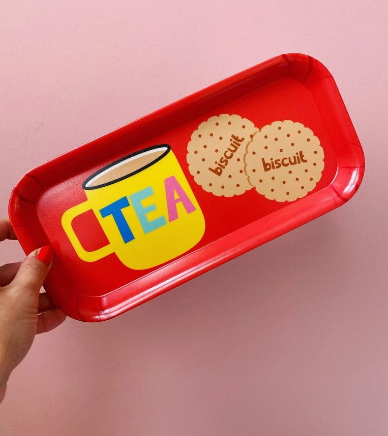 Tea & Biscuits Melamine Tray