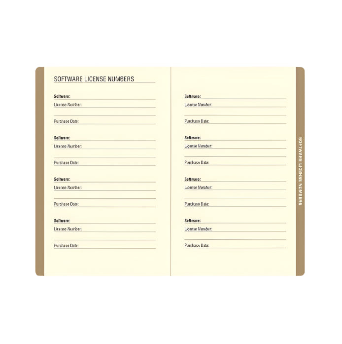 Watercolor Sunset Internet Address & Password Logbook