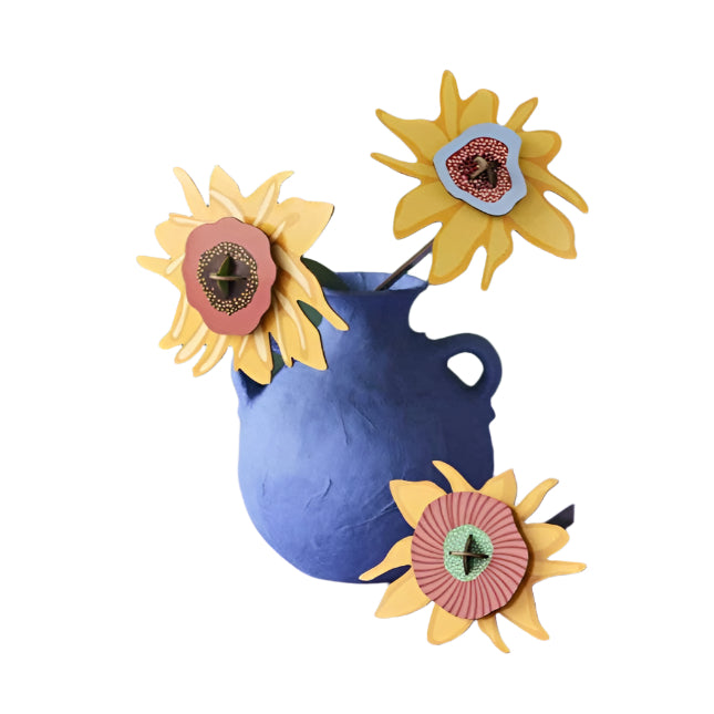 Cardboard Floral Art - Van Gogh Sunflowers