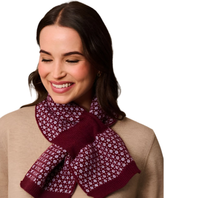 Luna Piccola Scarf - Cherry