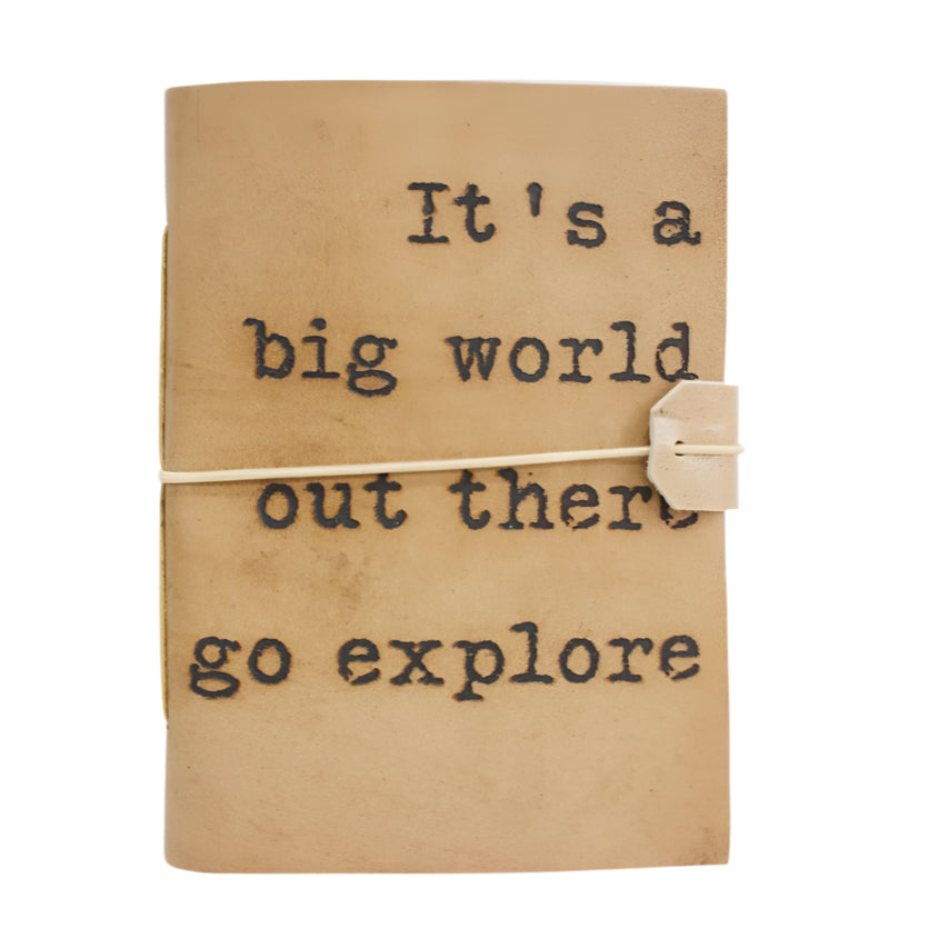 Leather Notebook - Go Explore