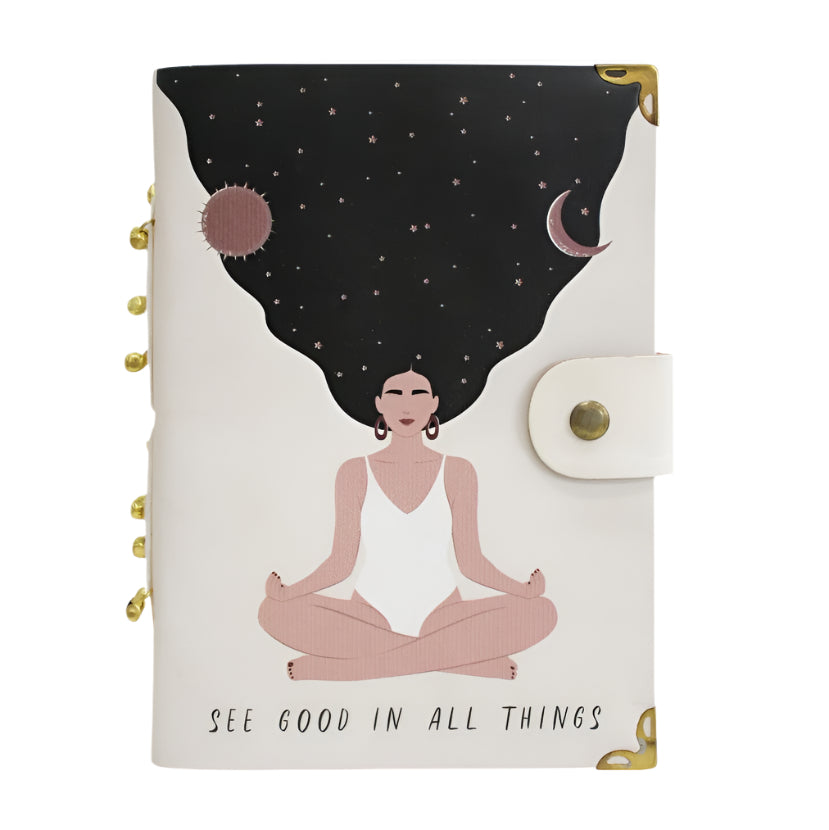 Leather Notebook - See Good In All Things
