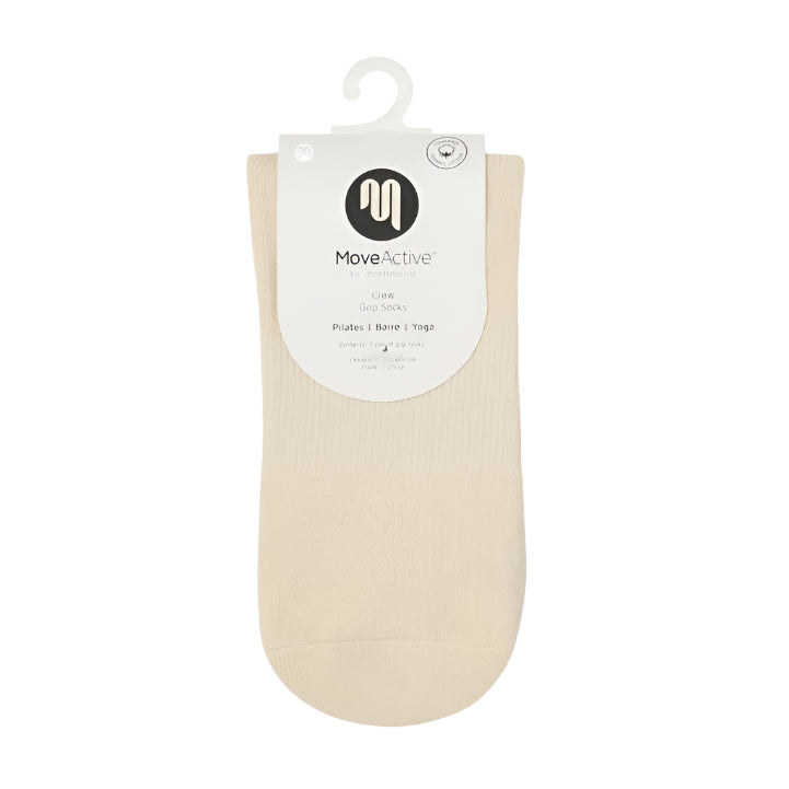 Crew Grip Socks - Stripe Vanilla & Sage