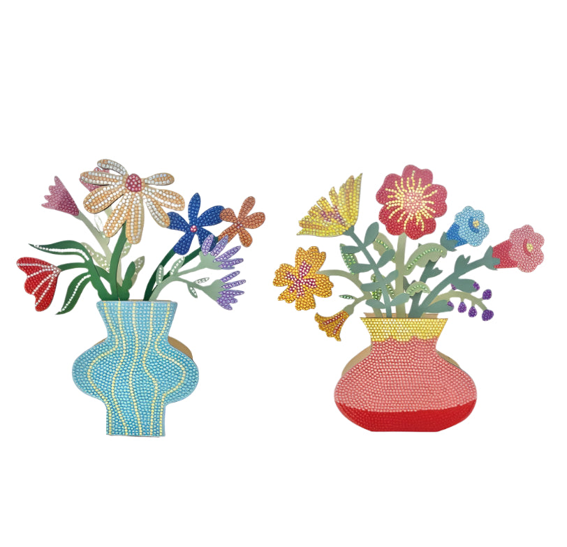 Diamond Art - Vase of Flowers