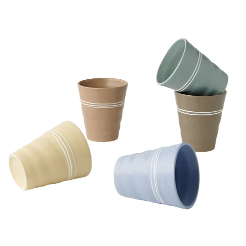 Matte Spiral 5 Cup Set