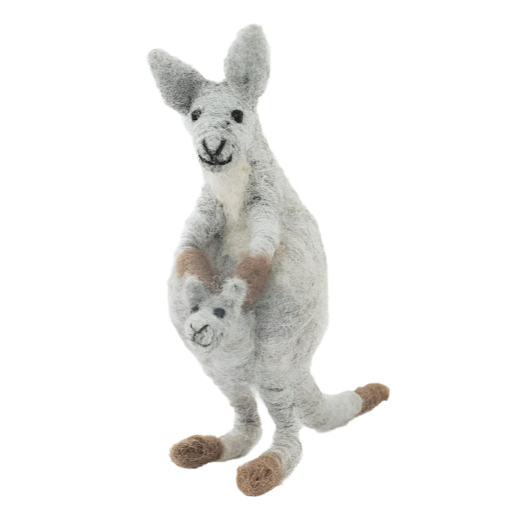 Handmade Felted Animal - Kangaroo