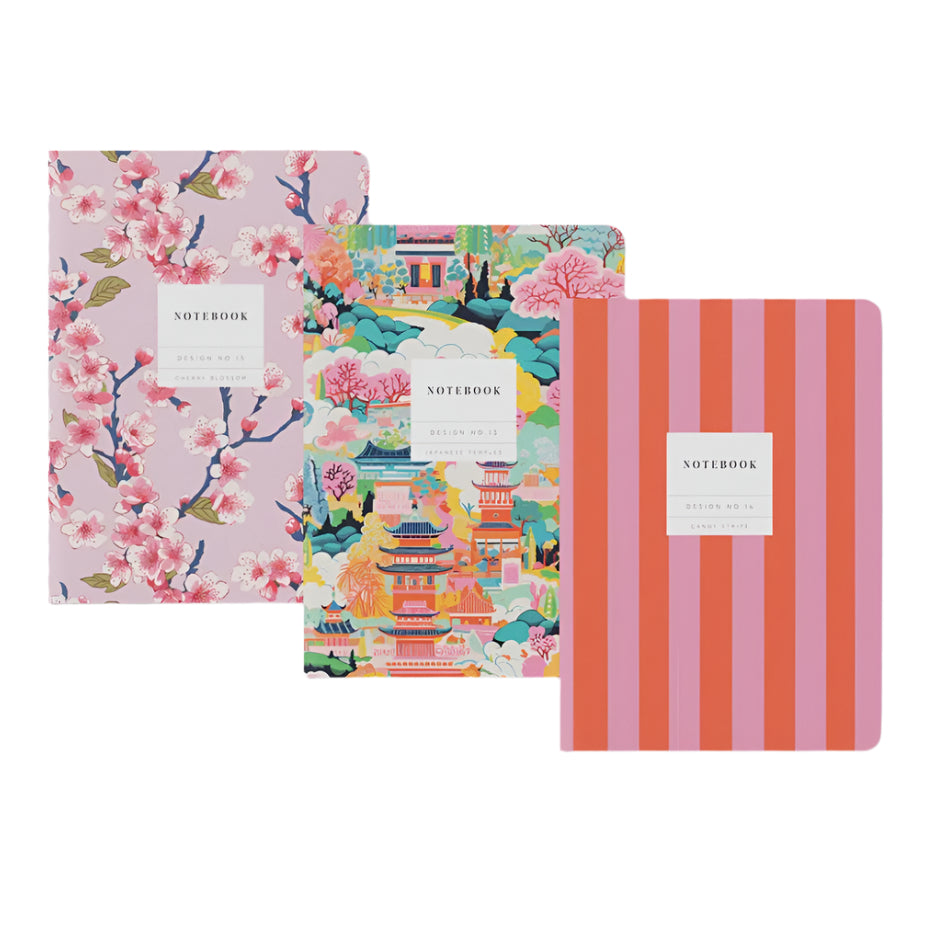 Kaleido Stitched Notebook Set - No. 4