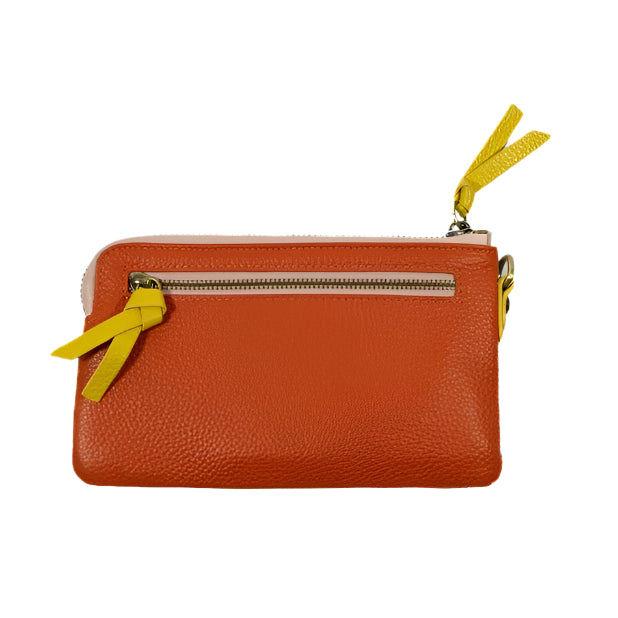 Jess Medium Purse with Strap - Sand Multi