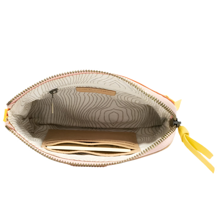 Jess Medium Purse with Strap - Sand Multi