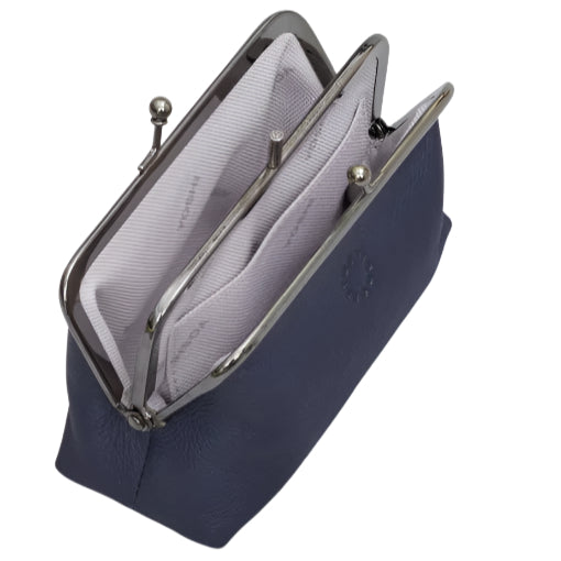 Aubrey Frame Purse - Jane Austen Navy