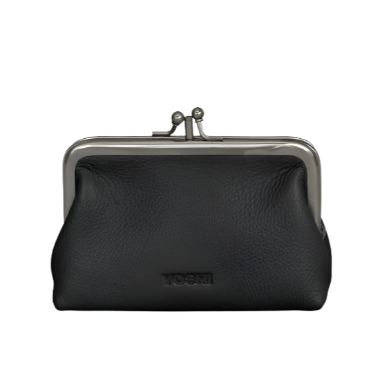 Triple Frame Purse - Library Black