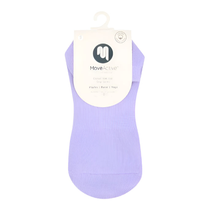 Classic Low Rise Grip Socks - Purple Rain