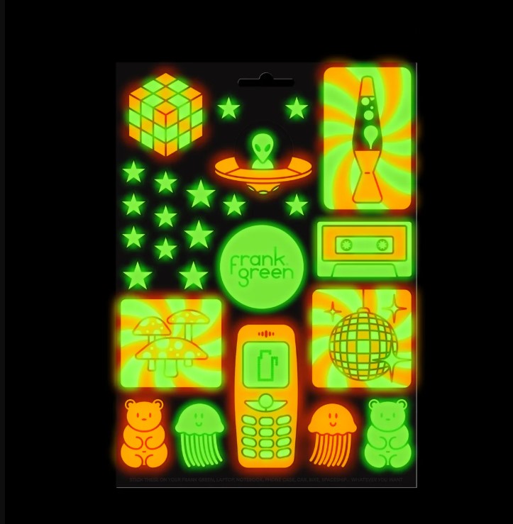 Glow In The Darker Sticker Sheet