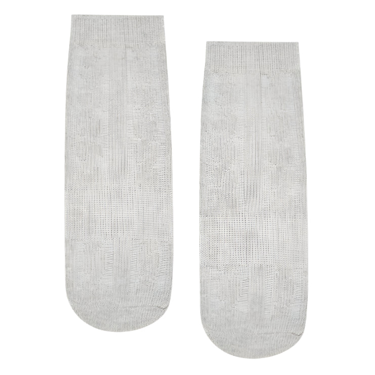 Crew Grip Socks - Cable Knit Marle Grey