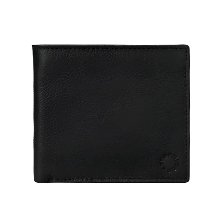 Leather Wallet - Black & Blue