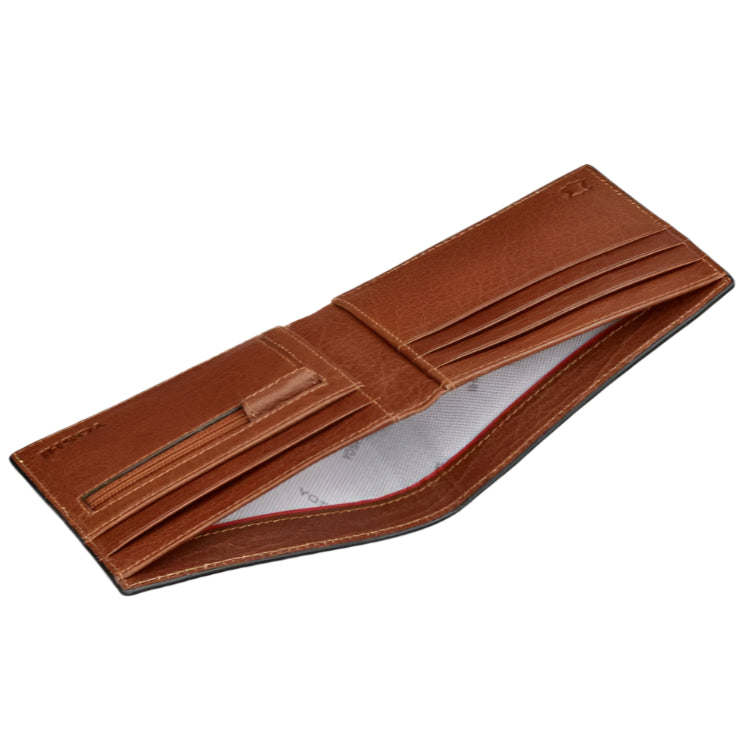 Men's Wallet - Green & Brown