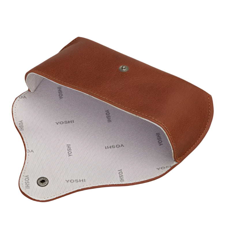 Leather Glasses Case - Atlantic, Brown
