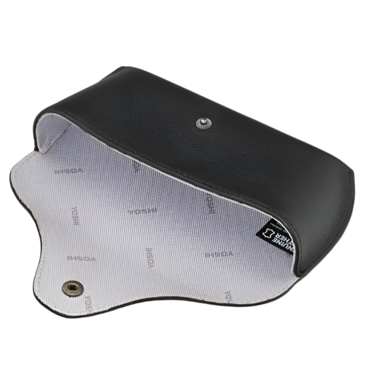 Leather Glasses Case - Atlantic, Black