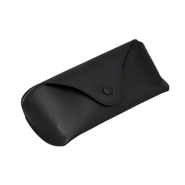 Leather Glasses Case - Atlantic, Black