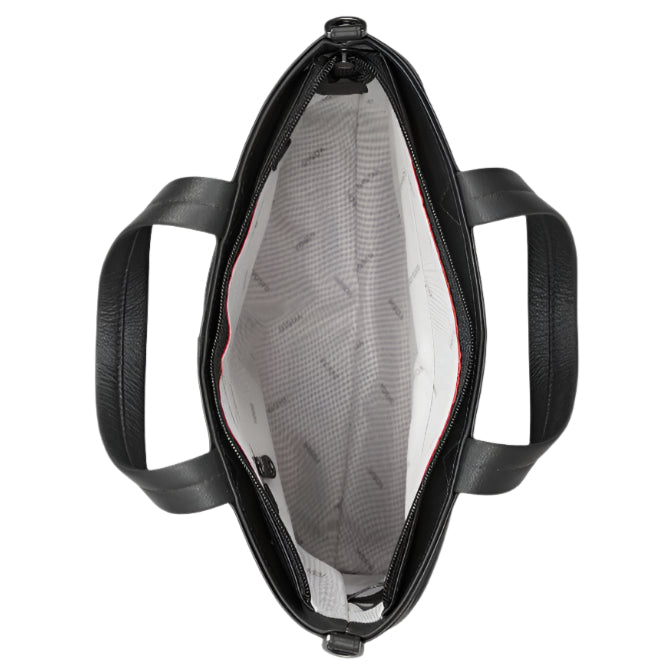 Leather Multiway Grab Bag - Horror, Black