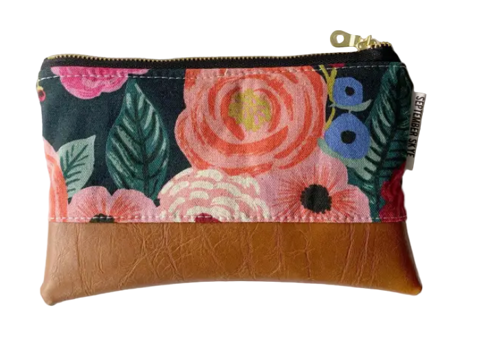 Cotton Coin Purse - Rifle Paper Bright Floral