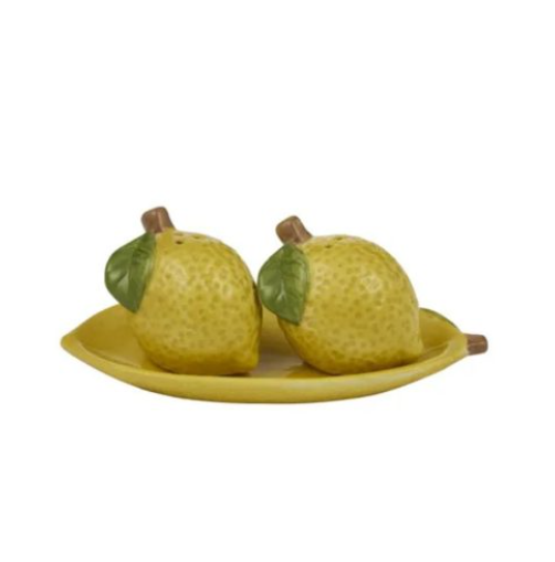 Limone Ceramic Salt & Pepper Set