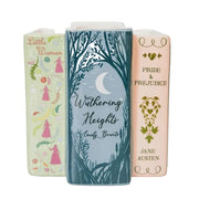 Girly Classic Books Planter Pink & Green