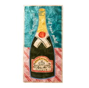Capiz Shell Art Tile - Happy Hour - Champers
