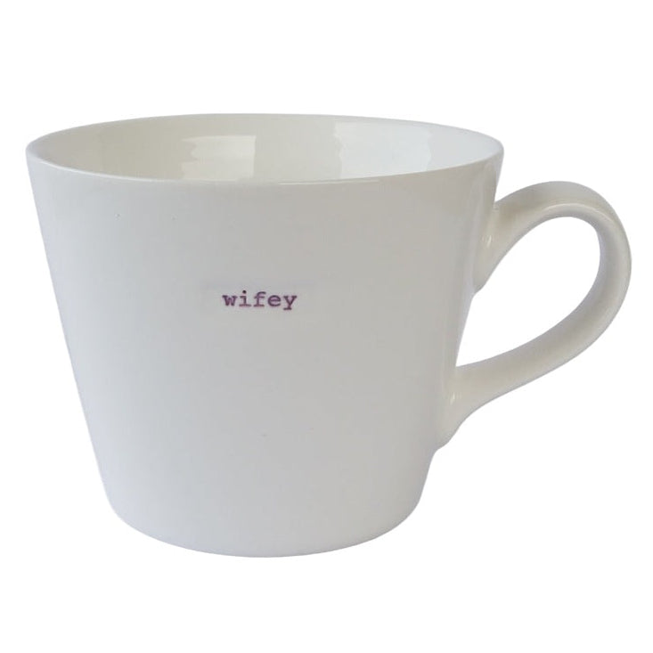 Word Bucket Mug - Wifey