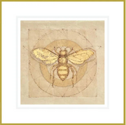 Ikonink Framed Card - Dancing With The Sun Bee