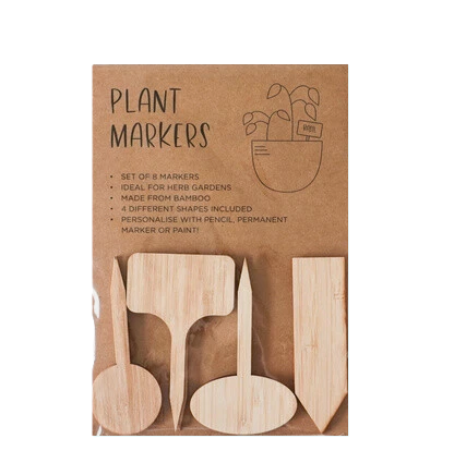 Bamboo Plant Markers - Set of 8