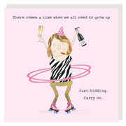Just Kidding Card
