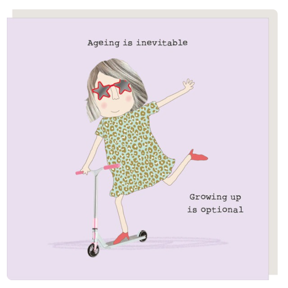 Growing Up Is Optional Card