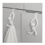 Buddy Over the Door Cabinet Hook (Set of 2) - White