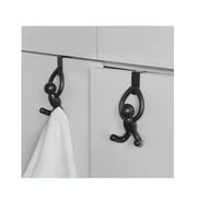 Buddy Over the Door Cabinet Hook (Set of 2) - Black