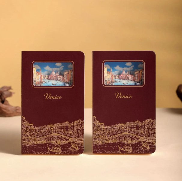 3D Paper Art Notebook - Venice