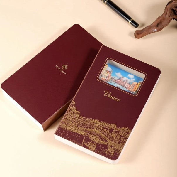 3D Paper Art Notebook - Venice