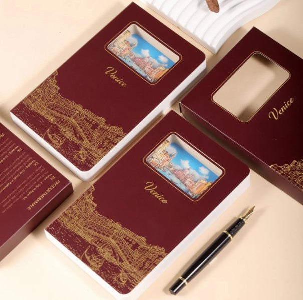 3D Paper Art Notebook - Venice
