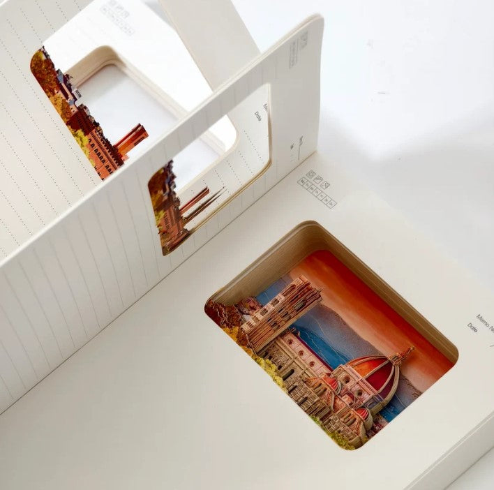 3D Paper Art Notebook - Firenze