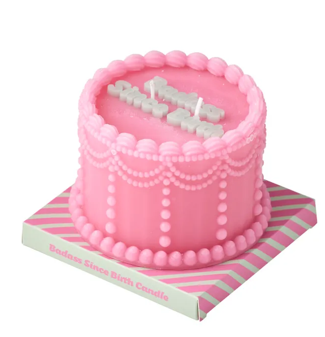 Birthday Cake Candle - Badass Since Birth