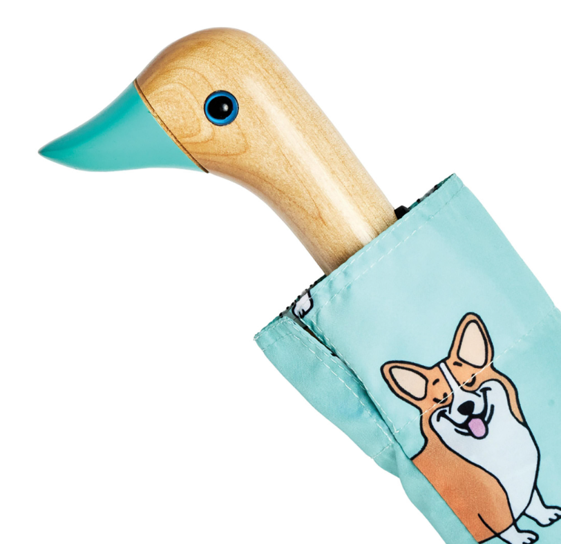 Duckhead Compact Umbrella - Coucou Suzette Corgi